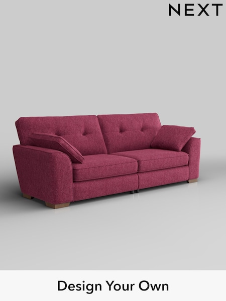 Cotswold Chenille/Dark Raspberry Pink Stamford Buttoned Back (AU9135) | £1,399