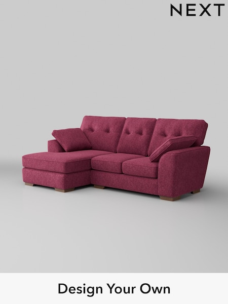 Cotswold Chenille/Dark Raspberry Pink Stamford Buttoned Back (AU9135) | £1,775