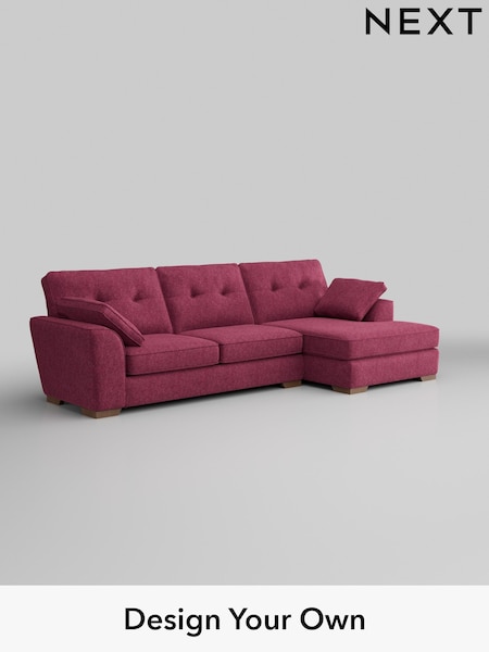 Cotswold Chenille/Dark Raspberry Pink Stamford Buttoned Back (AU9135) | £2,025