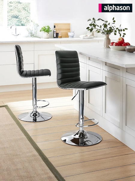 Alphason Black Colby Bar Stool (AU9145) | £105