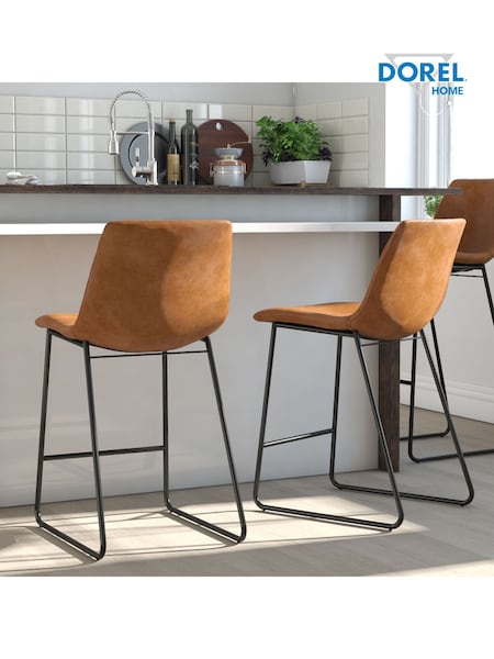 Dorel Home Caramel Maple Bowden Bar Stool (AU9158) | £125