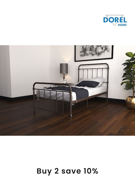 Dorel Home Bronze Wallace Metal Bed (AU9174) | £166 - £206