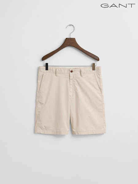 GANT Neutral Lightweight Chino Shorts (AU9482) | £50