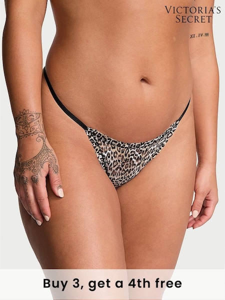 Victoria's Secret Leopard Brown Thong Knickers (AU9513) | £9