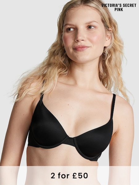 Victoria's Secret PINK Black T Shirt Bra (AU9521) | £29