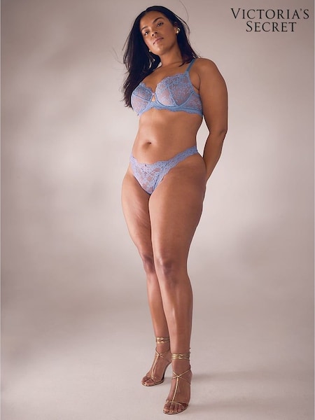 Victoria's Secret Blue Cameo Full Cup Support Lace Bra (AU9550) | £49