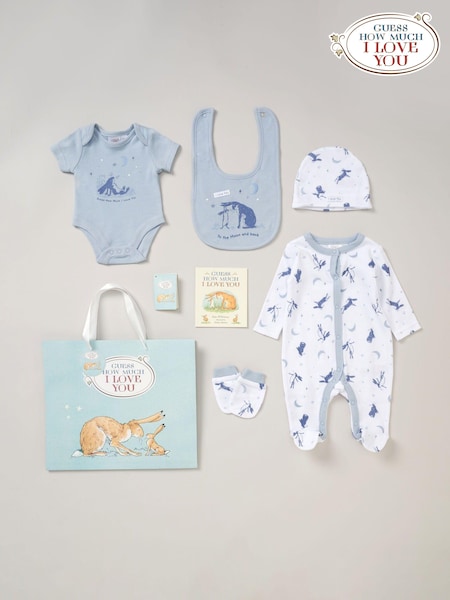Guess How Much I Love You Baby 100% Cotton Gift 6 Piece Set (AU9801) | £30