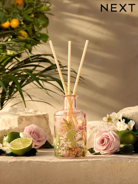 Orange/Neutral Kew Gardens Blossom and Lime 180ml Diffuser Set (AU9935) | £20