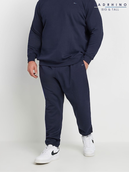 BadRhino Big & Tall Blue Jersey Core Joggers 2 Pack (AU9988) | £49