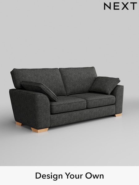 Boucle Weave Easy Clean/Charcoal Grey Stamford (AV0122) | £1,125