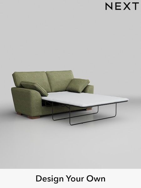 Chunky Boucle Easy Clean/Mid Green Stamford (AV0136) | £1,350