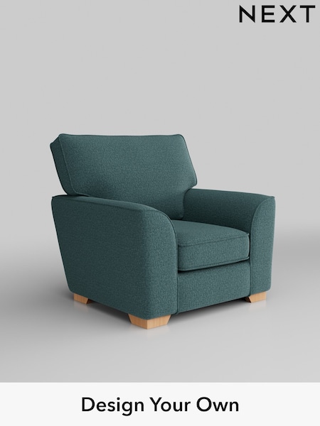 Chunky Chenille/Mid Teal Green Stamford (AV0152) | £750