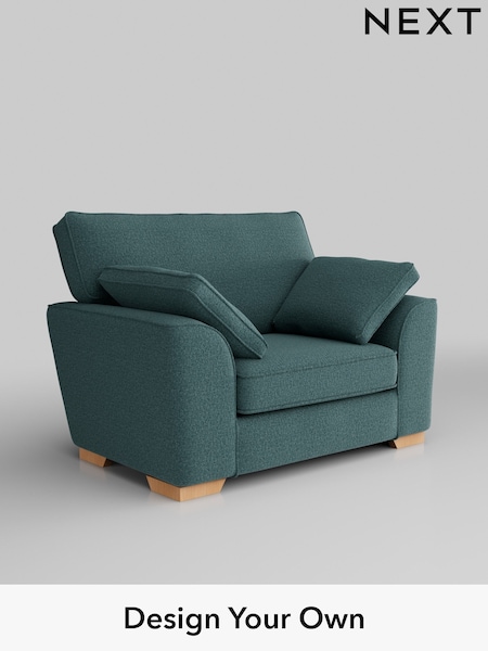 Chunky Chenille/Mid Teal Green Stamford (AV0152) | £850