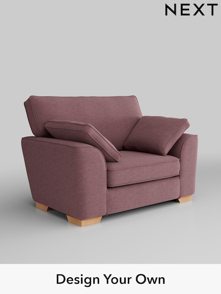 Fine Chenille Easy Clean/Mid Mulberry Purple Stamford (AV0178) | £850