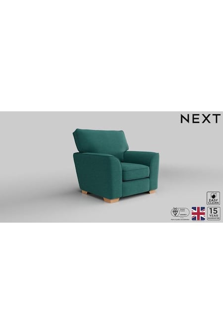 Fine Chenille Easy Clean/Dark Juniper Green Stamford (AV0181) | £750