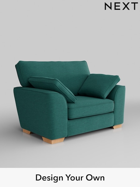Fine Chenille Easy Clean/Dark Juniper Green Stamford (AV0181) | £850