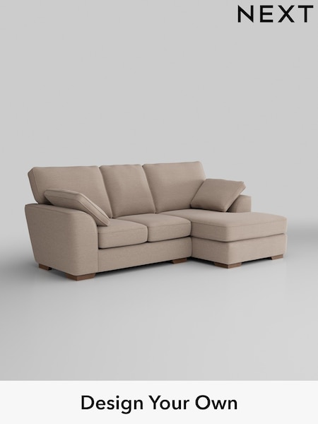 Fine Chenille Easy Clean/Mid Taupe Brown Stamford (AV0184) | £1,699