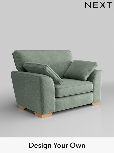 Plush Chenille/Mid Slate Teal Green Stamford (AV0202) | £850