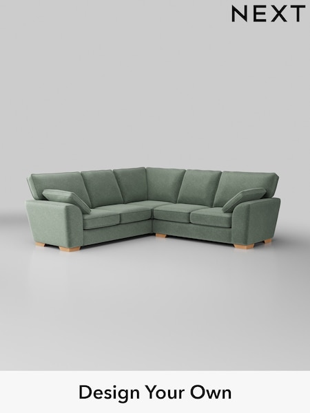 Plush Chenille/Mid Slate Teal Green Stamford (AV0202) | £2,350