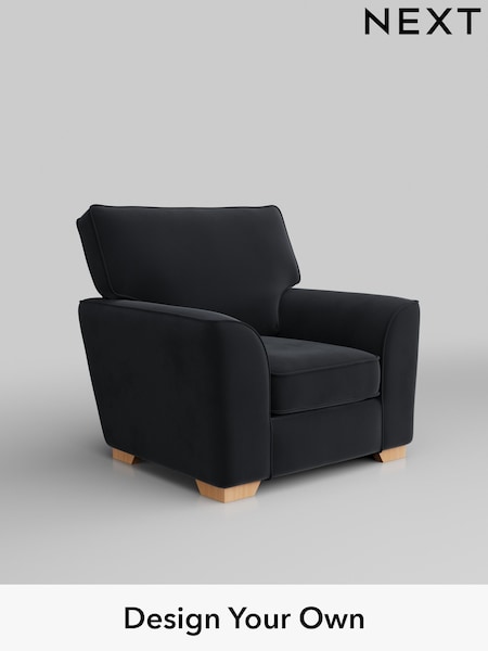 Plush Velvet Easy Clean/Charcoal Grey Stamford (AV0207) | £750