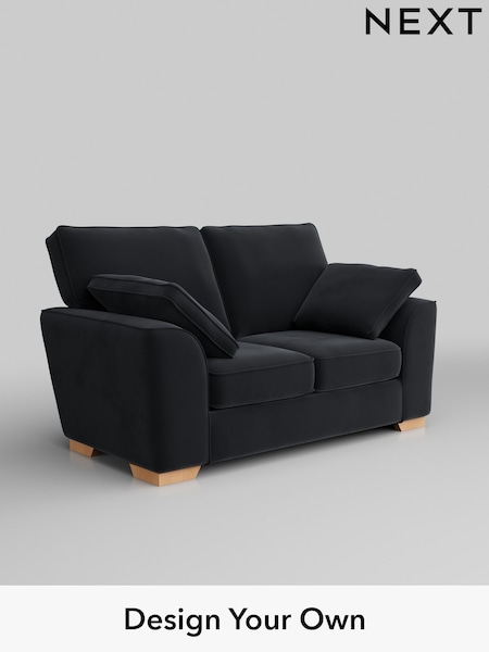 Plush Velvet Easy Clean/Charcoal Grey Stamford (AV0207) | £1,050