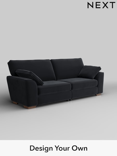Plush Velvet Easy Clean/Charcoal Grey Stamford (AV0207) | £1,350