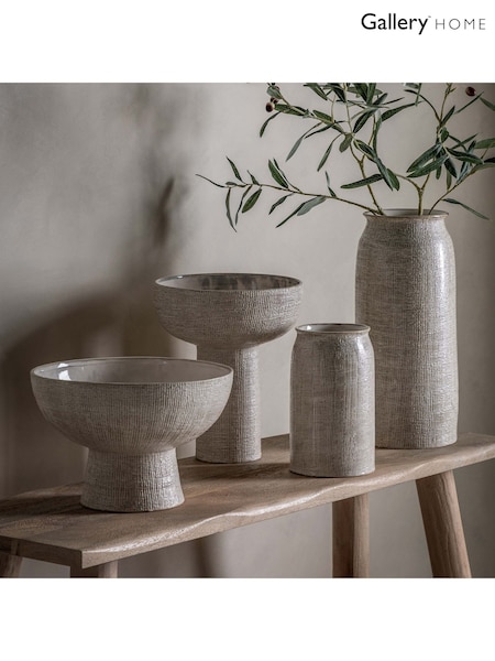 Gallery Home Natural Kollyns Bowl Shape Vase (AV0230) | £58 - £60