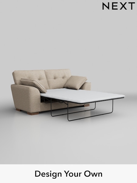 Boucle Weave Easy Clean/Dark Natural Stamford Buttoned Back (AV0264) | £1,275