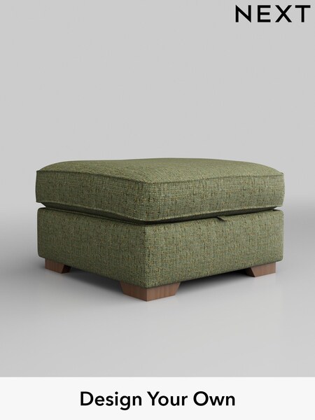 Chunky Boucle Easy Clean/Mid Green Stamford Buttoned Back (AV0272) | £499