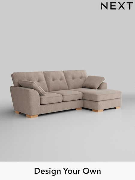 Chunky Chenille/Light Dove Stamford Buttoned Back (AV0278) | £1,875