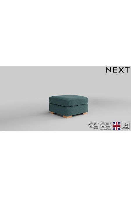 Chunky Chenille/Mid Teal Green Stamford Buttoned Back (AV0280) | £499