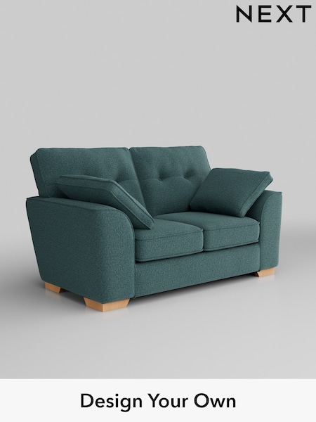 Chunky Chenille/Mid Teal Green Stamford Buttoned Back (AV0280) | £1,099