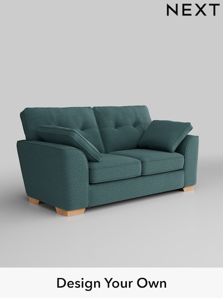 Chunky Chenille/Mid Teal Green Stamford Buttoned Back (AV0280) | £1,199