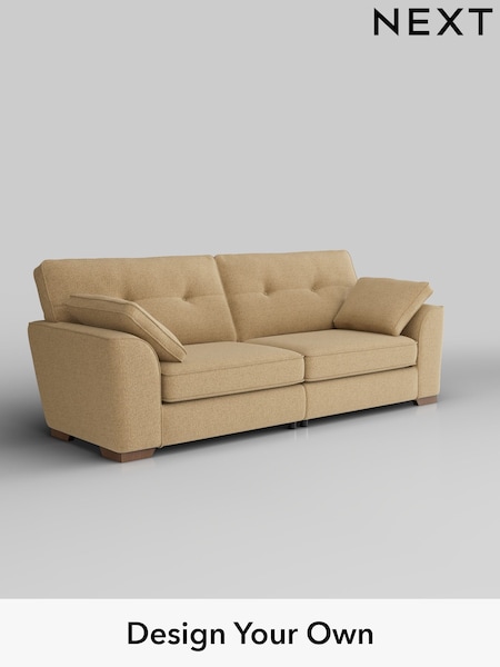 Chunky Chenille/Mid Camel Brown Stamford Buttoned Back (AV0281) | £1,399
