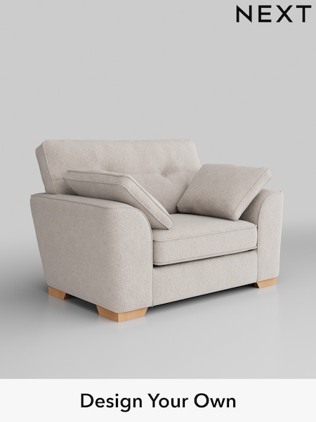 Chunky Chenille/Oyster Stamford Buttoned Back (AV0282) | £899