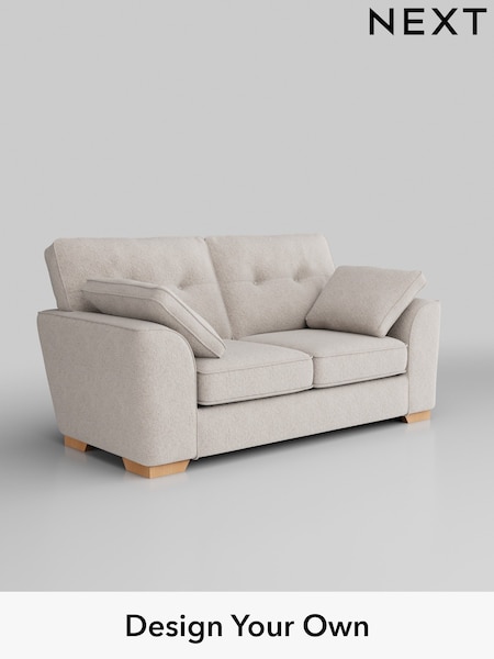 Chunky Chenille/Oyster Stamford Buttoned Back (AV0282) | £1,199