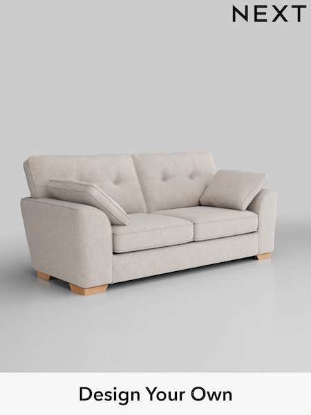 Chunky Chenille/Oyster Stamford Buttoned Back (AV0282) | £1,299