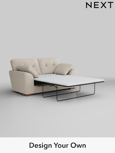 Fine Chenille Easy Clean/Oyster Stamford Buttoned Back (AV0353) | £1,399