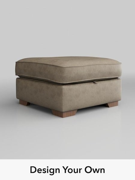 Monza Faux Leather Easy Clean/Mink Brown Stamford Buttoned Back (AV0361) | £499