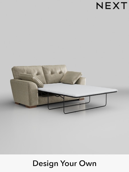 Plush Chenille/Light Natural Stamford Buttoned Back (AV0374) | £1,399