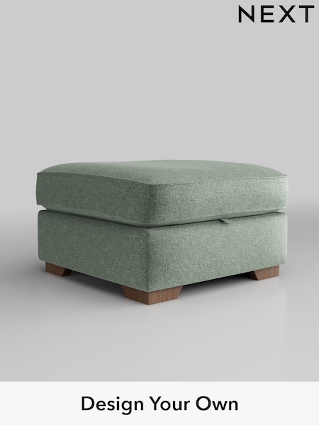 Plush Chenille/Mid Slate Teal Green Stamford Buttoned Back (AV0376) | £499