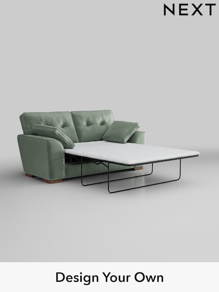 Plush Chenille/Mid Slate Teal Green Stamford Buttoned Back (AV0376) | £1,399