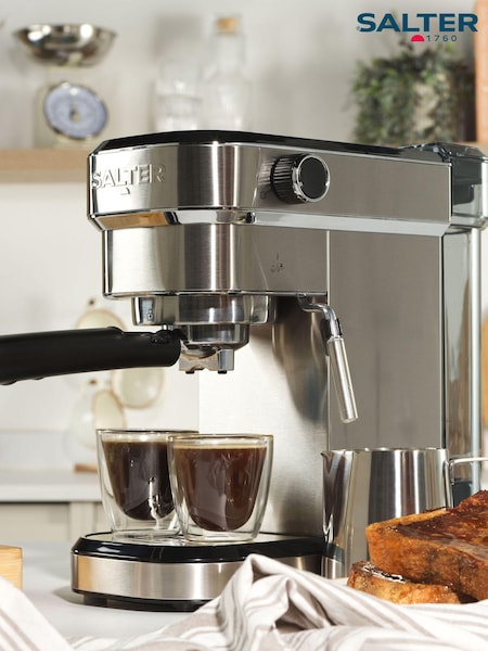 Salter Silver Espresso Machine (AV0399) | £120