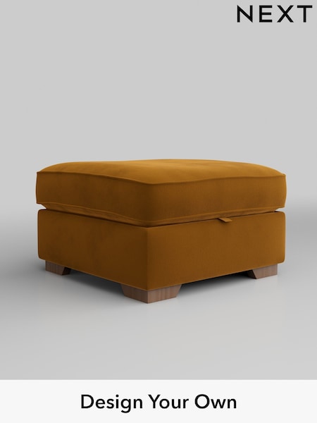Plush Velvet Easy Clean/Mustard Yellow Stamford Buttoned Back (AV0403) | £499