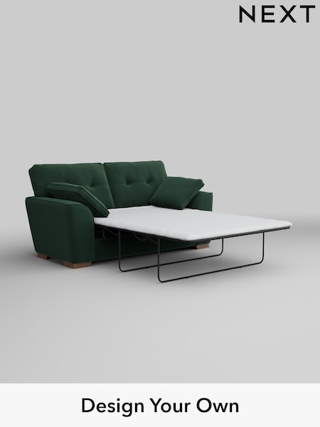 Plush Velvet Easy Clean/Bottle Green Stamford Buttoned Back (AV0404) | £1,399