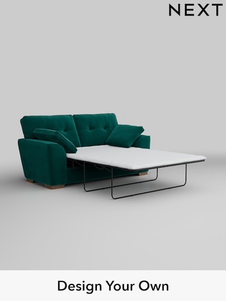 Plush Velvet Easy Clean/Juniper Green Stamford Buttoned Back (AV0407) | £1,399
