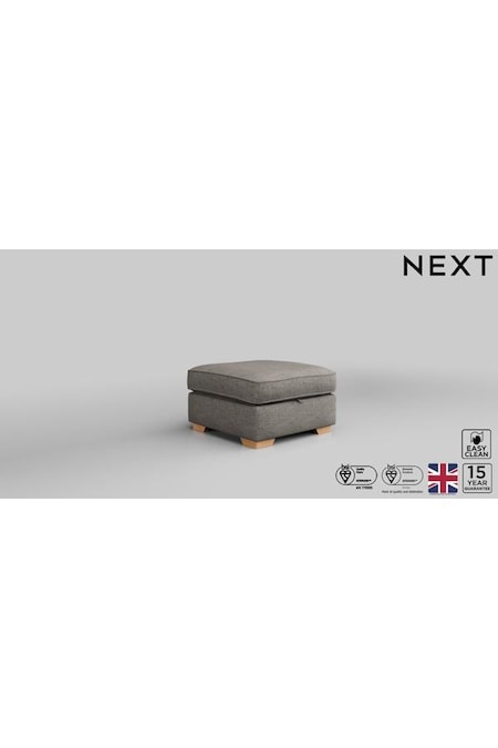 Boucle Weave Easy Clean/Light Dove Grey Stamford Highback (AV0426) | £450