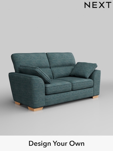 Boucle Weave Easy Clean/Dark Teal Green Stamford Highback (AV0436) | £1,075