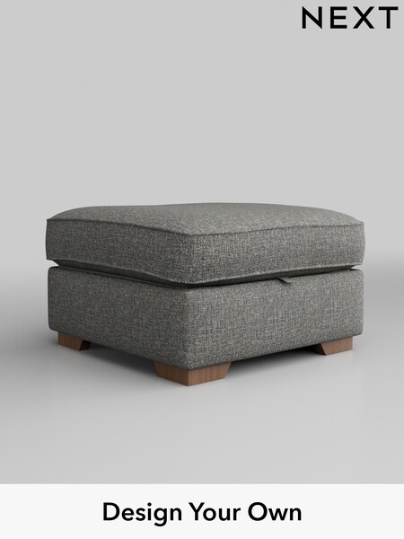 Chunky Boucle Easy Clean/Mid Grey Stamford Highback (AV0452) | £499