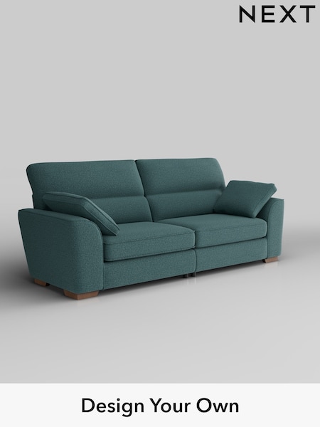 Chunky Chenille/Mid Teal Green Stamford Highback (AV0472) | £1,399